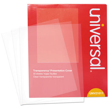 Universal® Black And White Laser Printer Transparency Film, 8.5 X 11, 100-pack freeshipping - TVN Wholesale